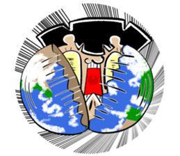 Sticker of KUMAKO and USAE sticker #11238003