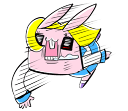 Sticker of KUMAKO and USAE sticker #11238013