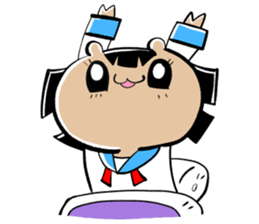 Sticker of KUMAKO and USAE sticker #11238020