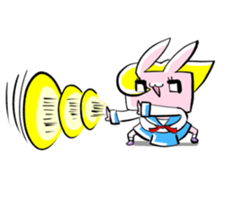 Sticker of KUMAKO and USAE sticker #11238027