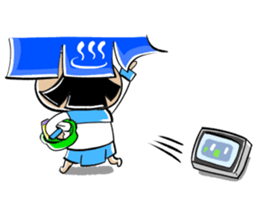 Sticker of KUMAKO and USAE sticker #11238028