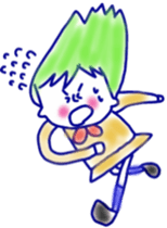 girls&cat sticker #11238474