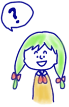 girls&cat sticker #11238492