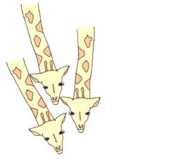 Giraffe of Kansai dialect sticker #11238610