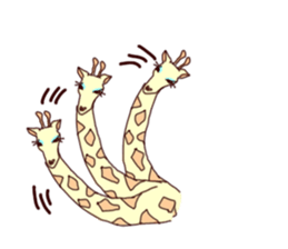 Giraffe of Kansai dialect sticker #11238611