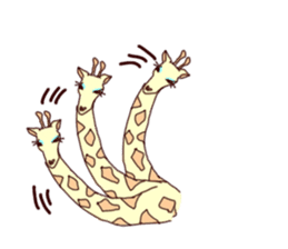 Giraffe of Kansai dialect sticker #11238611