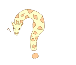 Giraffe of Kansai dialect sticker #11238613