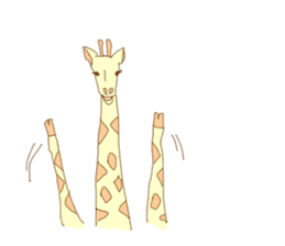 Giraffe of Kansai dialect sticker #11238618