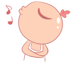 One Day of A Pink Baby sticker #11238847