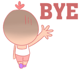 One Day of A Pink Baby sticker #11238855