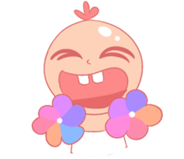 One Day of A Pink Baby sticker #11238856