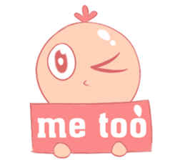 One Day of A Pink Baby sticker #11238858