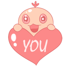 One Day of A Pink Baby sticker #11238865