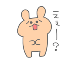 rainbow rabbits sticker #11239233