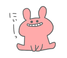 rainbow rabbits sticker #11239261