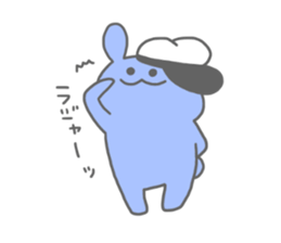 rainbow rabbits sticker #11239265