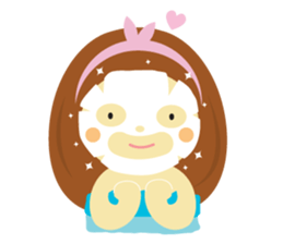Pretty Cute Girl V.2 sticker #11240200