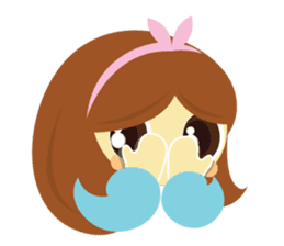 Pretty Cute Girl V.2 sticker #11240208