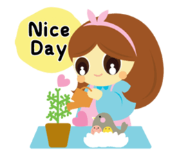 Pretty Cute Girl V.2 sticker #11240216