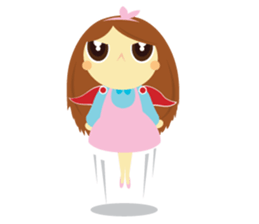 Pretty Cute Girl V.2 sticker #11240219