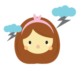 Pretty Cute Girl V.2 sticker #11240225