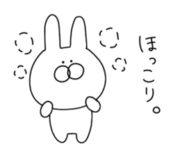 Rabbit to say from the top sticker #11240759