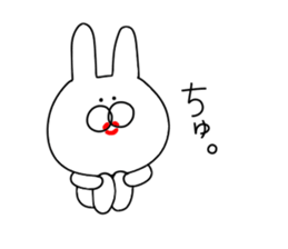 Rabbit to say from the top sticker #11240781