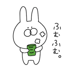 Rabbit to say from the top sticker #11240791