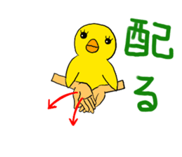 Let's talk in Hiyochan and signlanguage! sticker #11241004