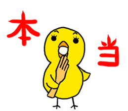 Let's talk in Hiyochan and signlanguage! sticker #11241005