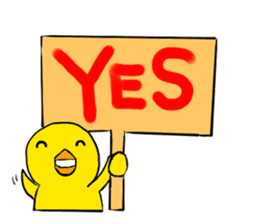 Let's talk in Hiyochan and signlanguage! sticker #11241028