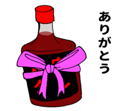 Grilled meat sauce sticker #11241514