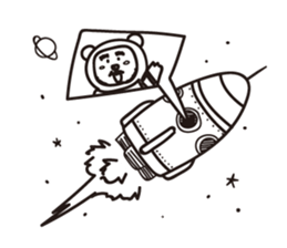 Hey!Beard Bear!2 sticker #11241600