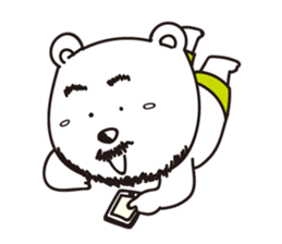 Hey!Beard Bear!2 sticker #11241615