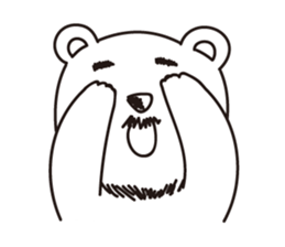 Hey!Beard Bear!2 sticker #11241621
