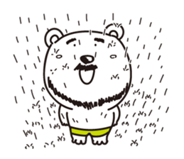 Hey!Beard Bear!2 sticker #11241623