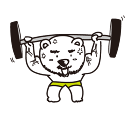 Hey!Beard Bear!2 sticker #11241626