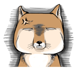 Orange comic-Tibetan Fox's true feelings sticker #11242100