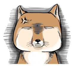 Orange comic-Tibetan Fox's true feelings sticker #11242100