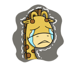 Giraffe world sticker #11243303