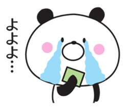 The panda I abuse loosely 3 sticker #11243366