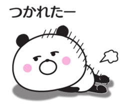 The panda I abuse loosely 3 sticker #11243378