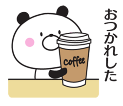 The panda I abuse loosely 3 sticker #11243387