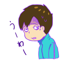 Dull boy in a jersey sticker #11244126