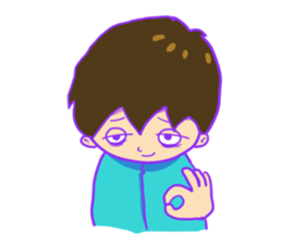 Dull boy in a jersey sticker #11244143