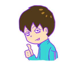 Dull boy in a jersey sticker #11244144