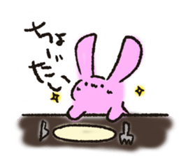 RABBIT AND TORTOISE. sticker #11244542