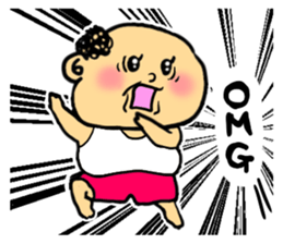 Cute old man (English version) sticker #11244558