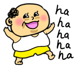 Cute old man (English version) sticker #11244559