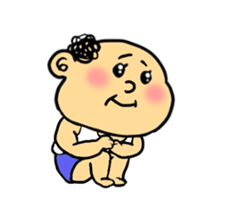 Cute old man (English version) sticker #11244569